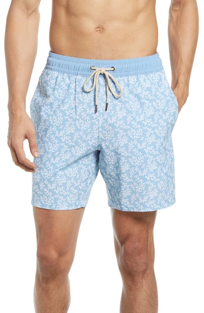 Shop Fair Harbor The Bayberry Swim Trunks In Mist Seaweed