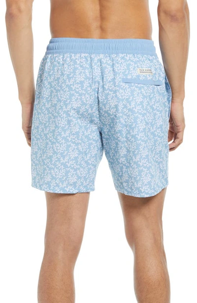 Shop Fair Harbor The Bayberry Swim Trunks In Mist Seaweed