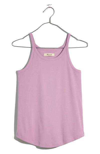Shop Madewell Brightside '90s Tank In Vibrant Lilac
