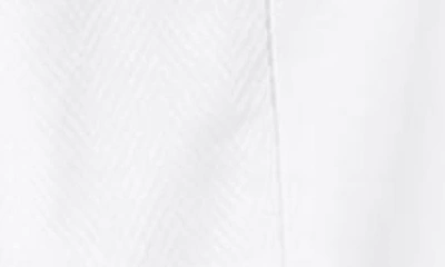 Maceoo Fibonacci Angled Lines Regular Fit Cotton Button-up Shirt In White