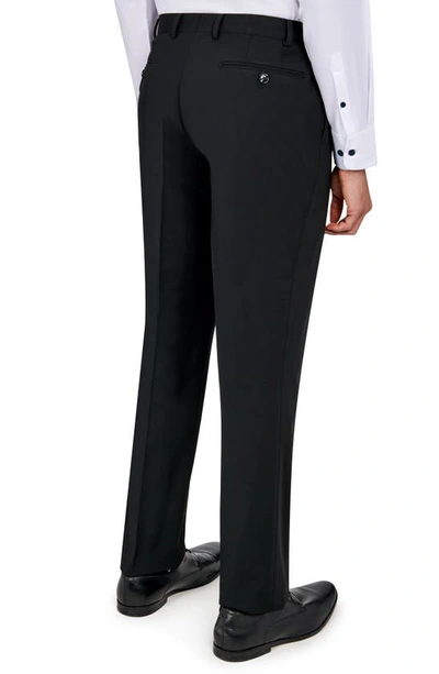 Wrk Best Solid Slim Fit Suit In Black