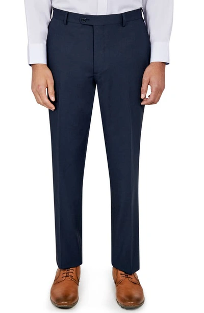 Wrk Slim Fit Performance Suit In Navy