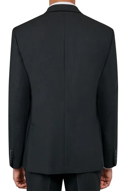 Wrk Best Solid Slim Fit Suit In Black