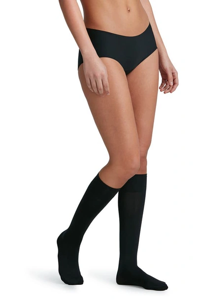Shop Commando Ultimate Opaque Trouser Socks In Black