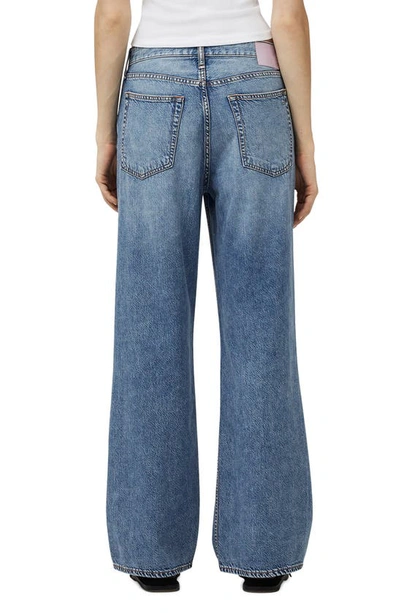 Rag & Bone Featherweight Logan High Rise Wide Leg Jeans In Audrey In Audrey