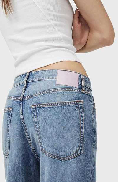 Rag & Bone Featherweight Logan High Rise Wide Leg Jeans In Audrey In Audrey