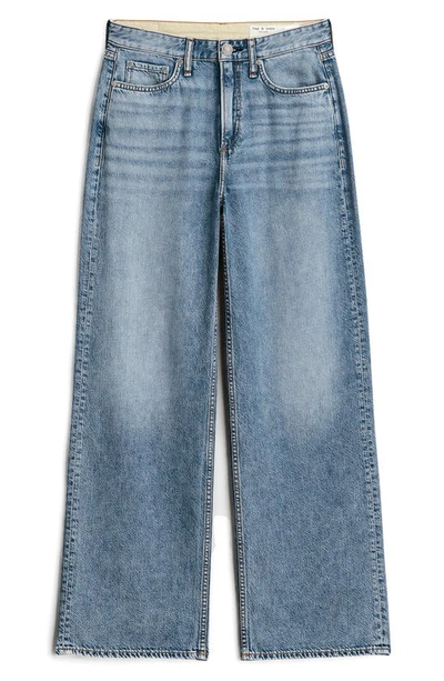 Rag & Bone Featherweight Logan High Rise Wide Leg Jeans In Audrey In Audrey