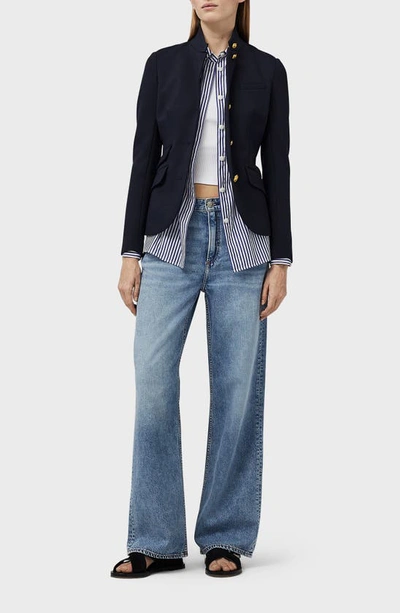 Shop Rag & Bone Featherweight Logan Wide Leg Jeans In Audrey