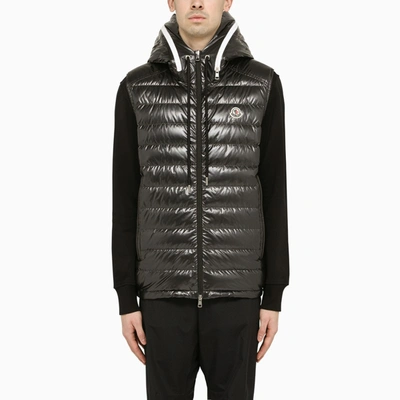 Shop Moncler Black Quilted Waistcoat