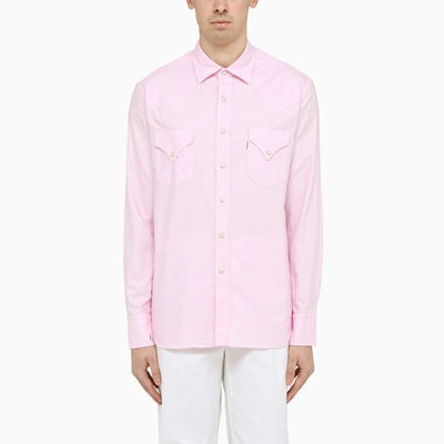 Shop Doppiaa Cotton Pink Shirt