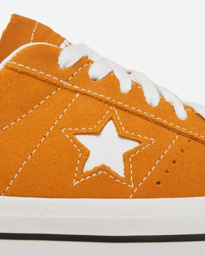 Shop Converse One Star Pro Sneakers Orange In Multicolor