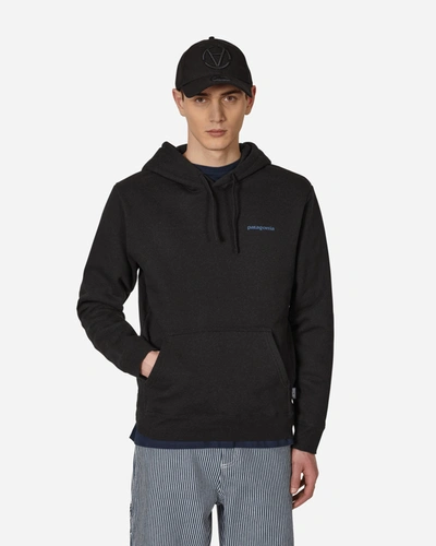 Shop Patagonia Boardshort Logo Uprisal Hooded Sweatshirt In Black