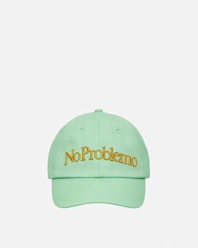 Shop Aries No Problemo Cap Green In Blue