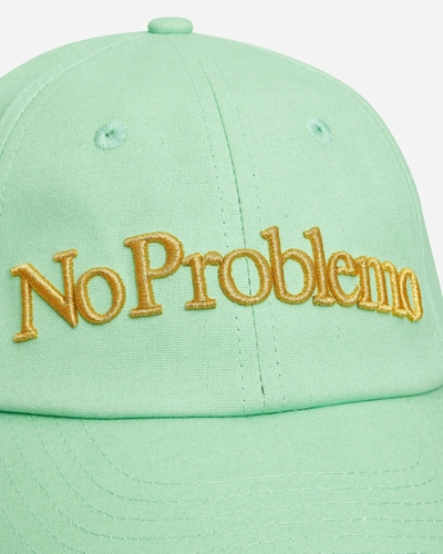 Shop Aries No Problemo Cap Green In Blue