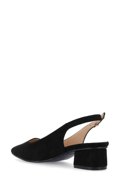 Shop Journee Collection Sylvia Slingback Pump In Black