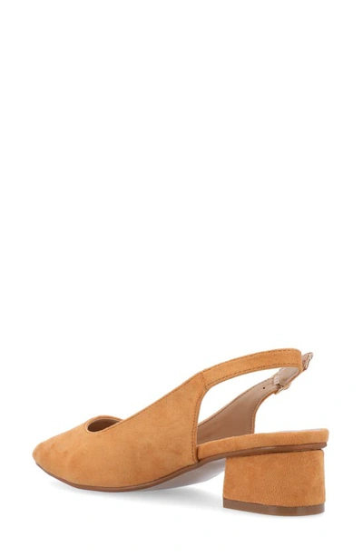 Journee Collection Sylvia Slingback Pump In Tan