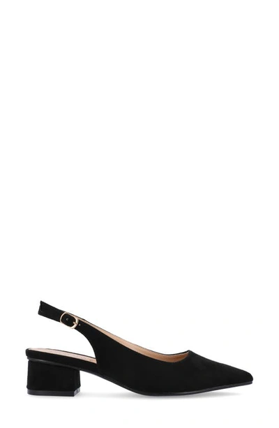 Shop Journee Collection Sylvia Slingback Pump In Black