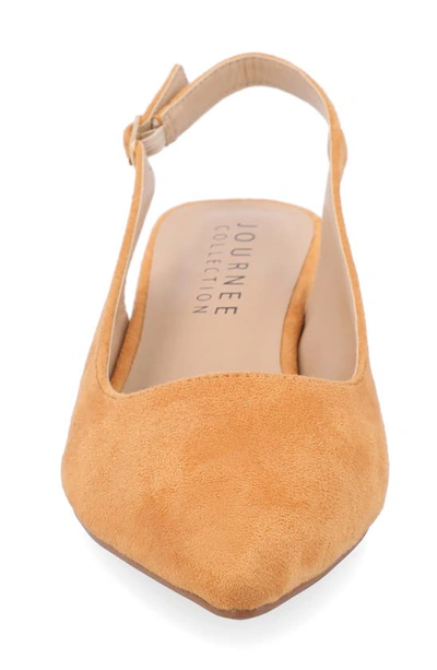 Journee Collection Sylvia Slingback Pump In Tan