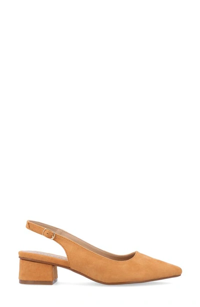 Journee Collection Sylvia Slingback Pump In Tan