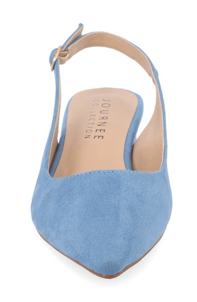 Journee Collection Sylvia Slingback Pump In Blue