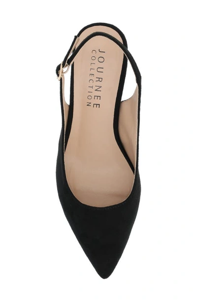 Shop Journee Collection Sylvia Slingback Pump In Black