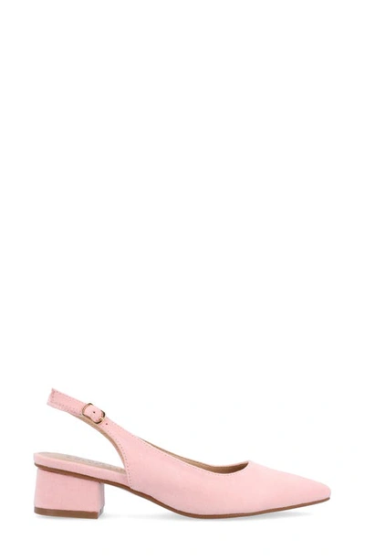 Journee Collection Sylvia Slingback Pump In Pink