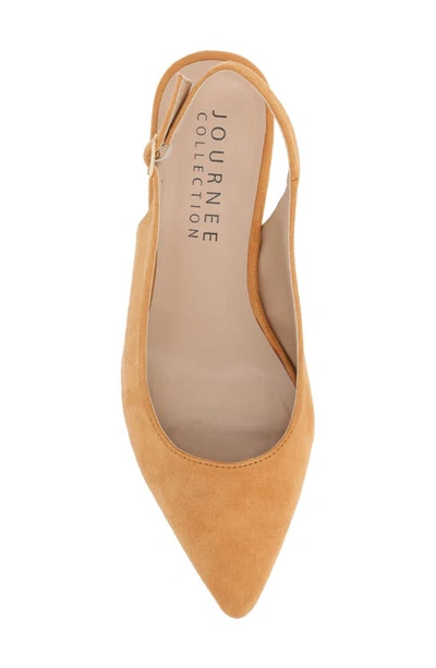 Journee Collection Sylvia Slingback Pump In Tan