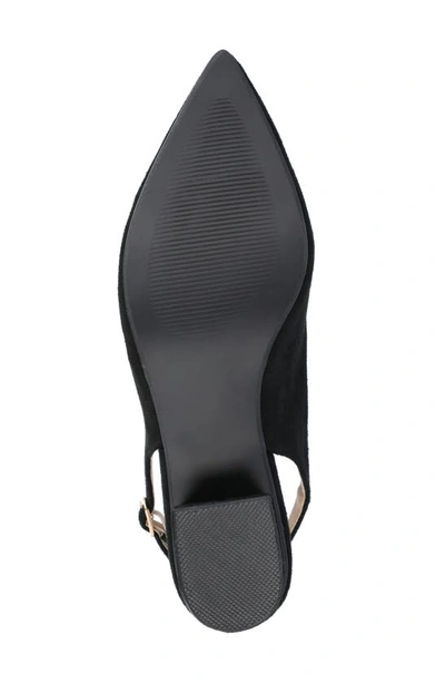 Journee Collection Sylvia Slingback Pump In Black