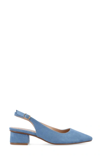 Journee Collection Sylvia Slingback Pump In Blue