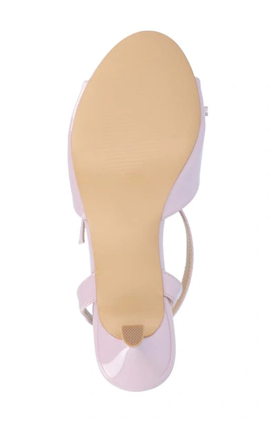 Journee Collection Jennifer Bow Ankle Strap Sandal In Purple