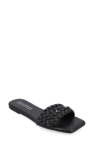 Shop Journee Collection Tru Comfort Sawyerr Sandal In Black