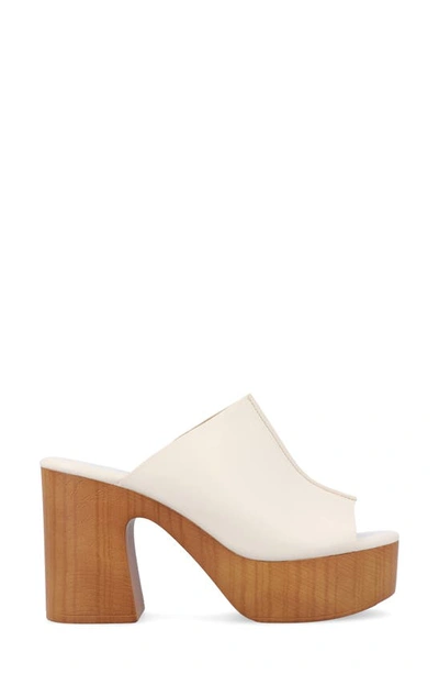 Shop Journee Collection Tru Comfort Lorenza Platform Sandal In Off White