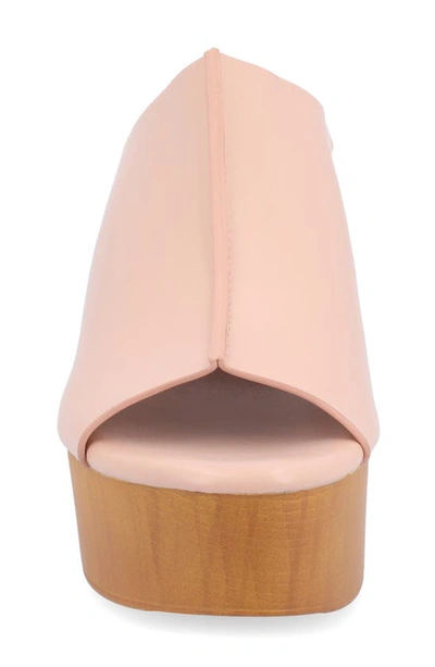 Shop Journee Collection Tru Comfort Lorenza Platform Sandal In Rose