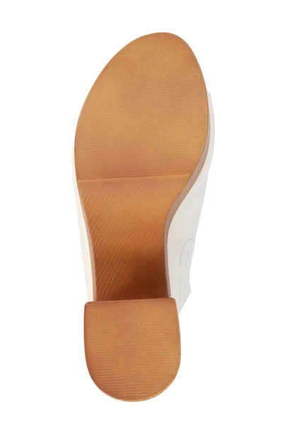 Shop Journee Collection Tru Comfort Lorenza Platform Sandal In Off White