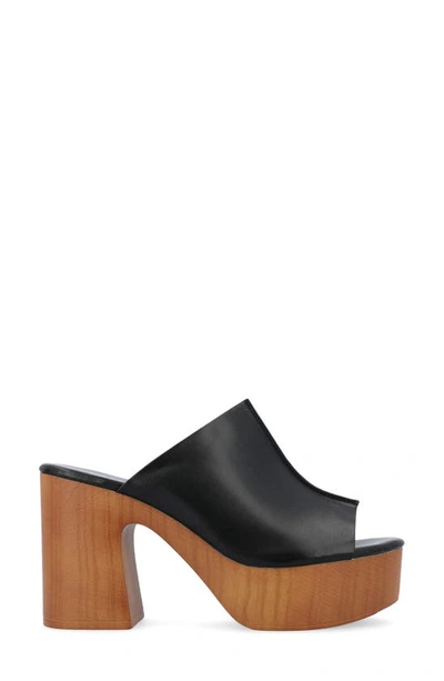 Shop Journee Collection Tru Comfort Lorenza Platform Sandal In Black