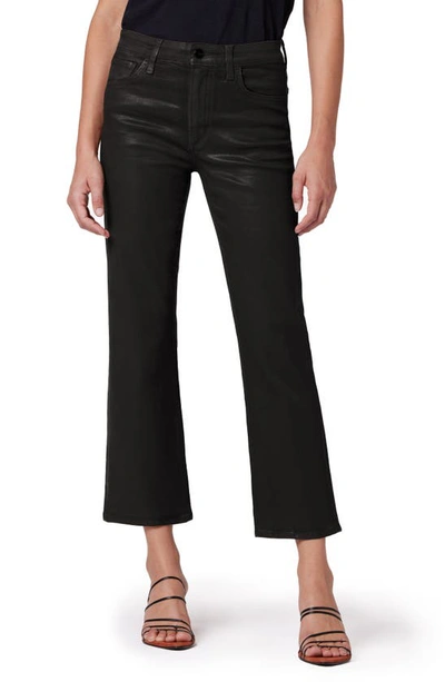 Shop Joe's The Callie Coated High Waist Ankle Bootcut Jeans In Black