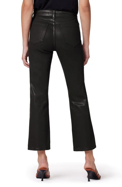 Shop Joe's The Callie Coated High Waist Ankle Bootcut Jeans In Black