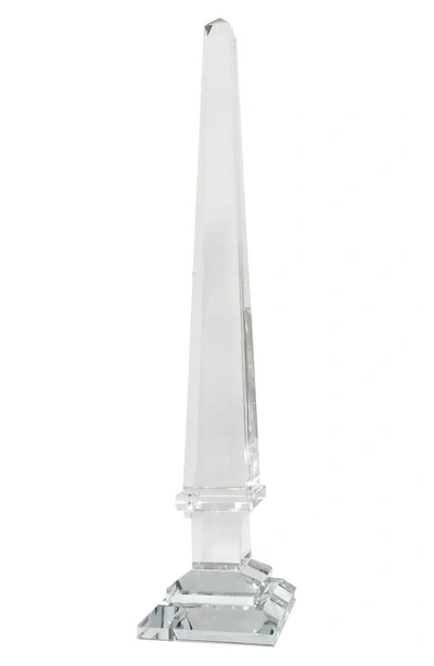 Shop R16 Home Crystal Obelisk In Clear