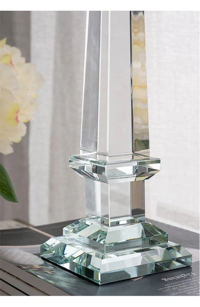 Shop R16 Home Crystal Obelisk In Clear
