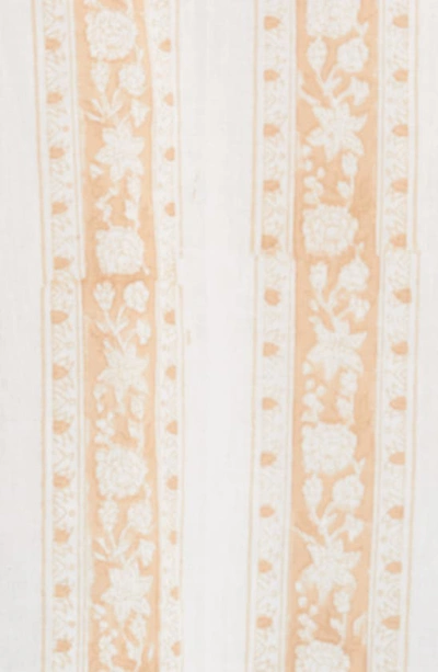 Shop Mille Vanessa Ruffle Detail Cotton Blouse In Mumbai Stripe
