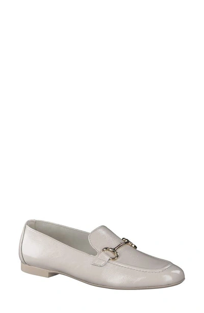 Shop Paul Green Daphne Flat In Biscuit Crinkled Patent