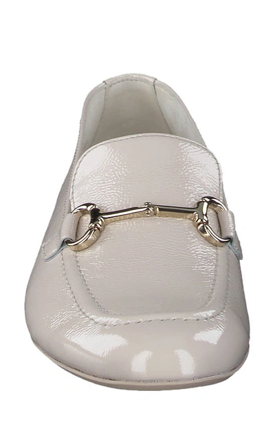 Shop Paul Green Daphne Flat In Biscuit Crinkled Patent