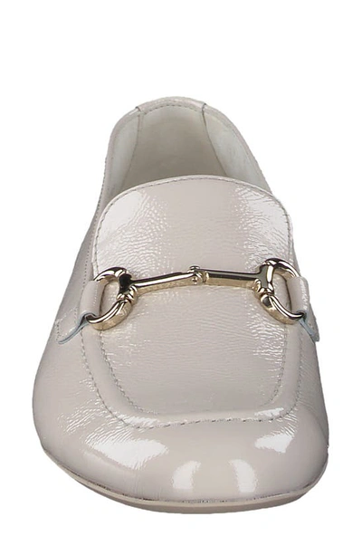 Paul Green Daphne Flat In Biscuit Crinkled Patent
