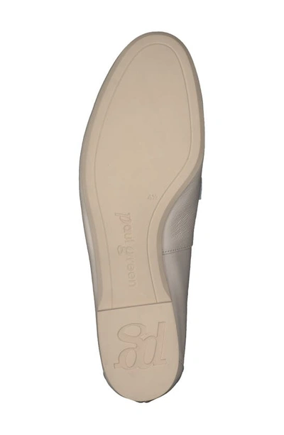 Paul Green Daphne Flat In Biscuit Crinkled Patent