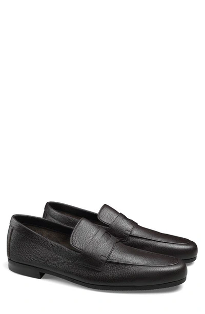 Shop John Lobb Thorne Penny Loafer In Brown