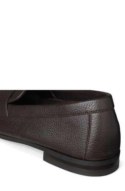 John Lobb Men's Thorne Soft Textured Leather Penny Loafers In Brown