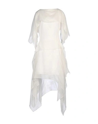 Jean Paul Gaultier 3/4 Length Dresses In White
