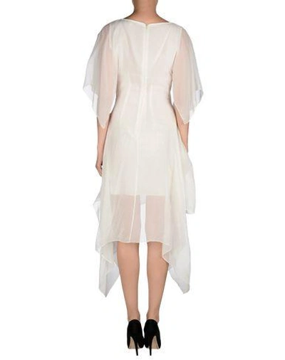 Shop Jean Paul Gaultier 3/4 Length Dresses In White