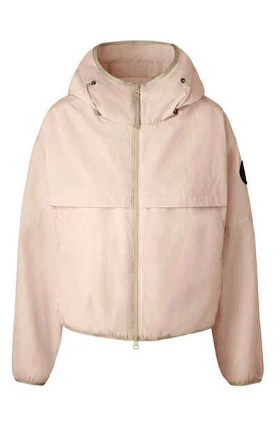 Shop Canada Goose Sinclair Water Resistant Hooded Nylon Wind Jacket In Dune