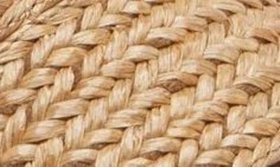 Chocolat Blu Raffia Slide Sandal In Natural Raffia
